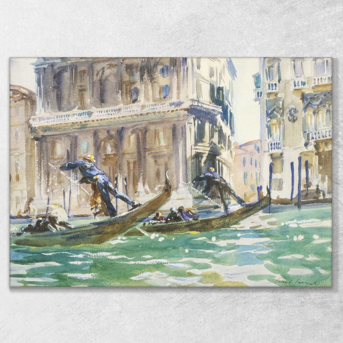 View Of Venice John Singer Sargent jss364 canvas print 