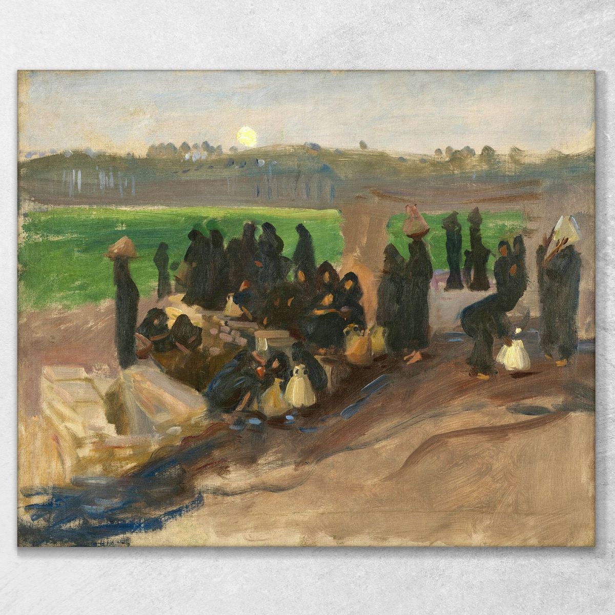 Water Carriers On The Nile John Singer Sargent jss369 canvas print 