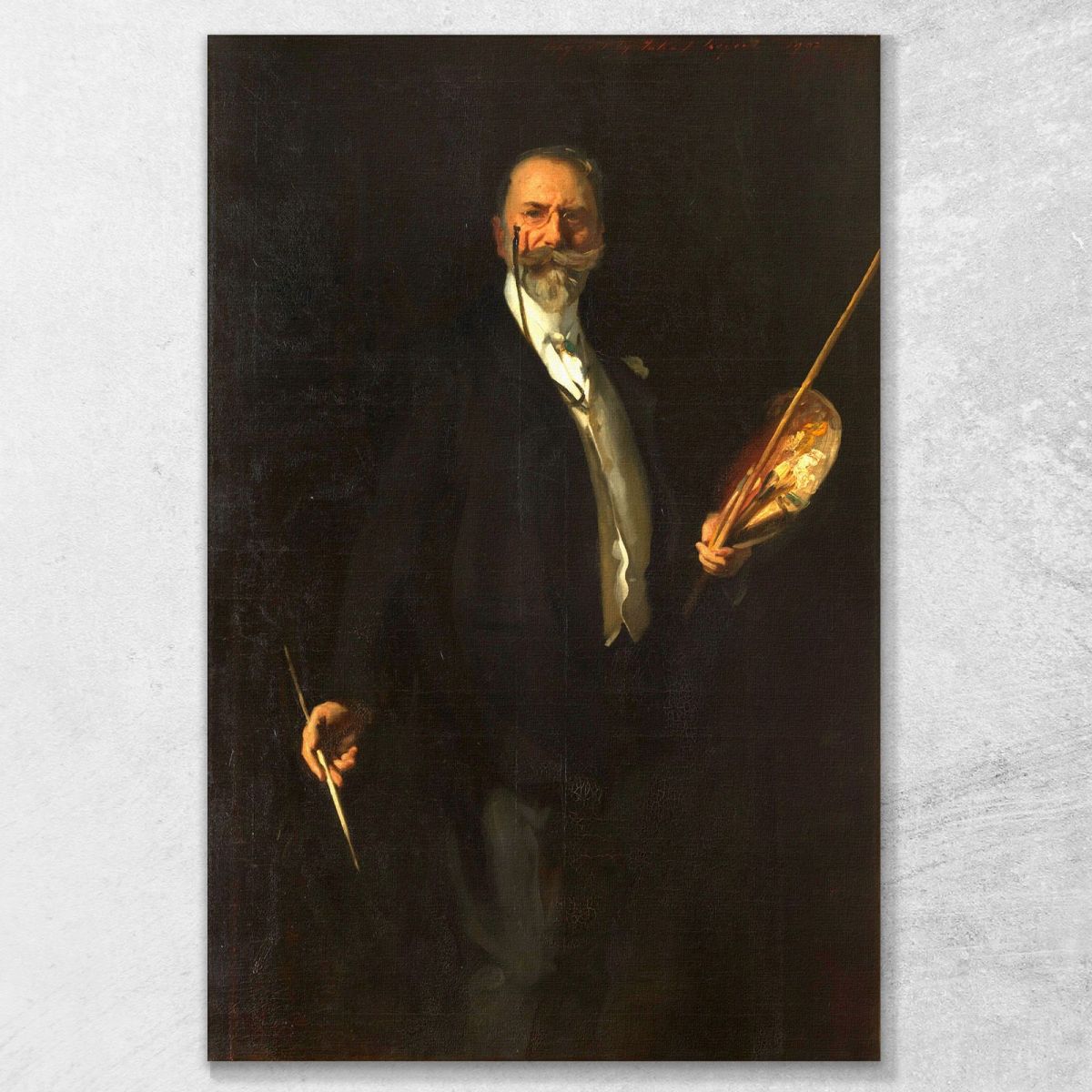 William Merrit Chase John Singer Sargent jss373 canvas print 