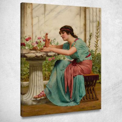 A Dilettante John William Godward jwg4 canvas print 