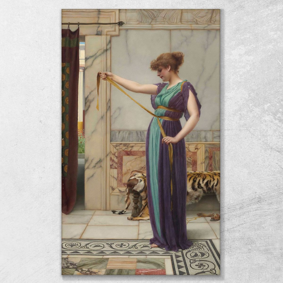 A Pompeian Lady 2 John William Godward jwg7 canvas print 