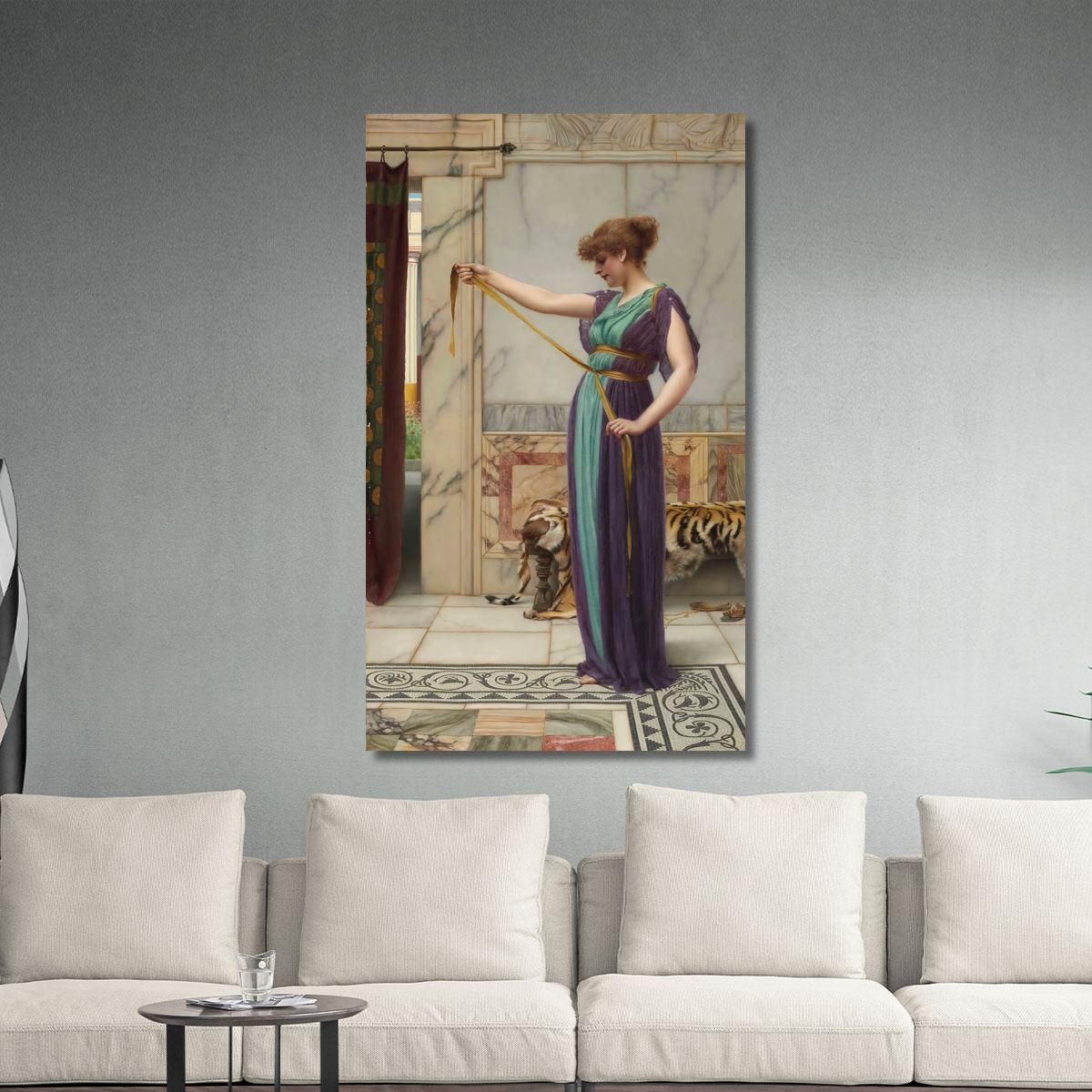 A Pompeian Lady 2 John William Godward jwg7 canvas print 