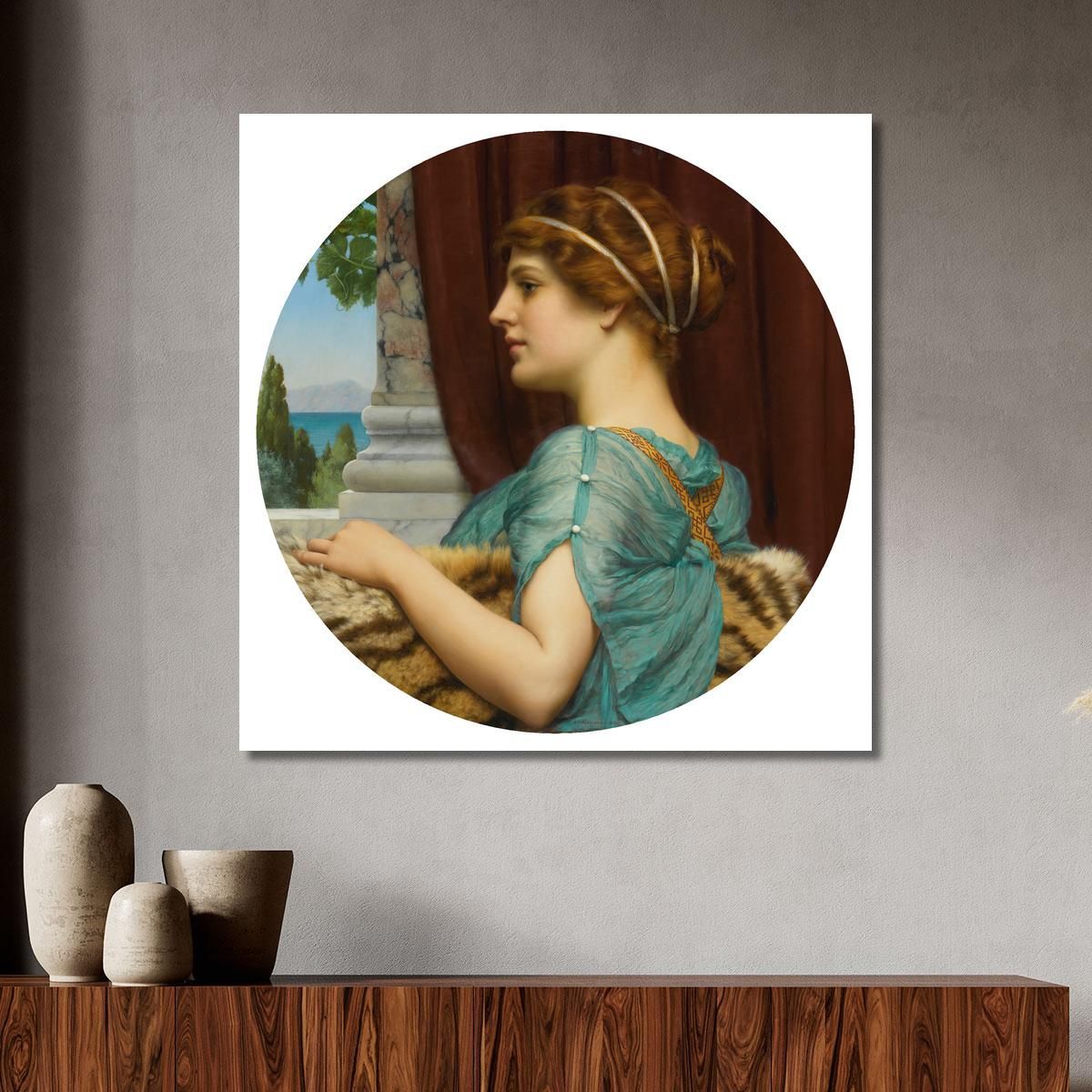 A Pompeian Lady 3 John William Godward jwg8 canvas print 