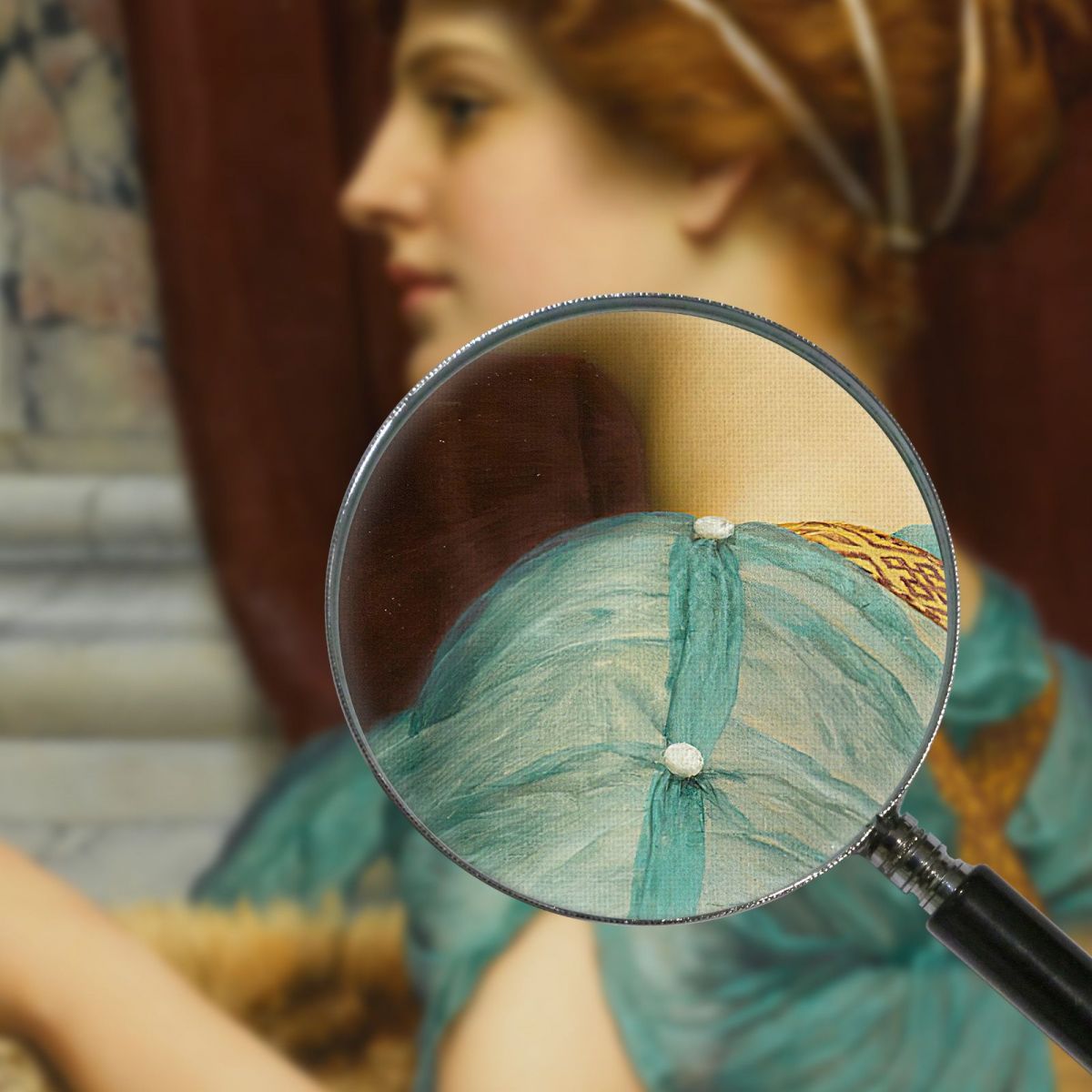 A Pompeian Lady 3 John William Godward jwg8 canvas print