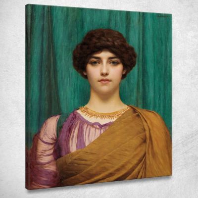A Pompeian Lady John William Godward jwg9 canvas print 
