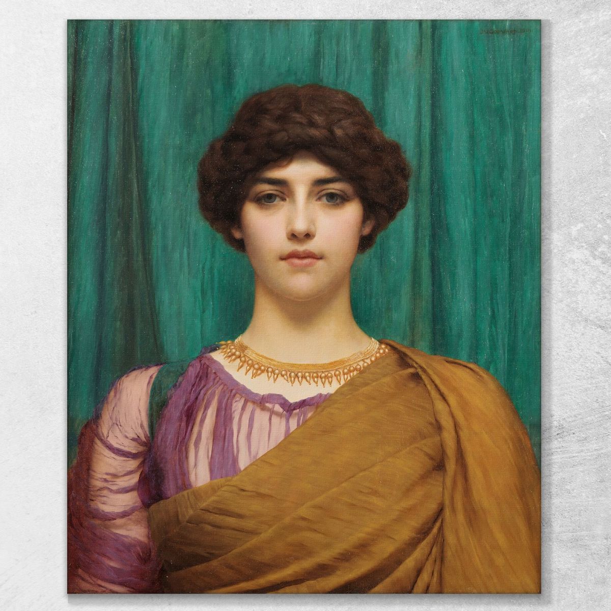 A Pompeian Lady John William Godward jwg9 canvas print 