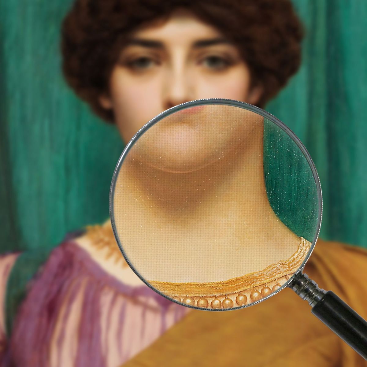 A Pompeian Lady John William Godward jwg9 canvas print