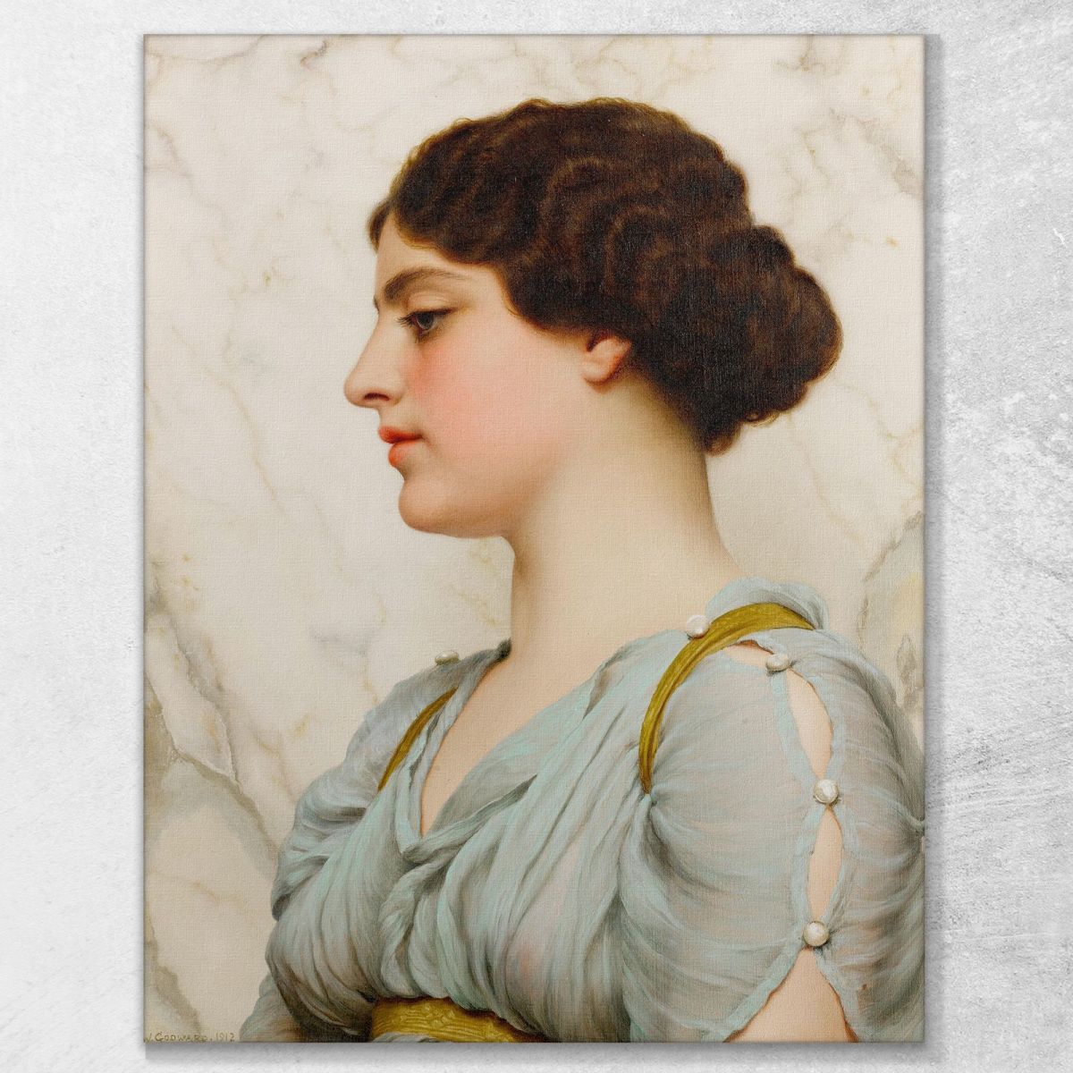 A Roman Beauty John William Godward jwg11 canvas print 