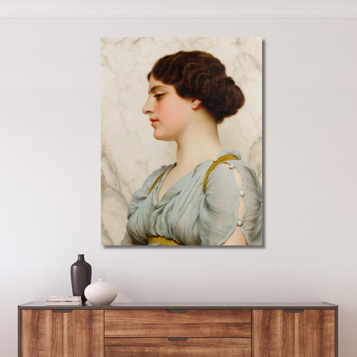 A Roman Beauty John William Godward jwg11 canvas print 