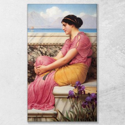 Absence Makes The Heart Grow Fonder John William Godward jwg13 canvas print 