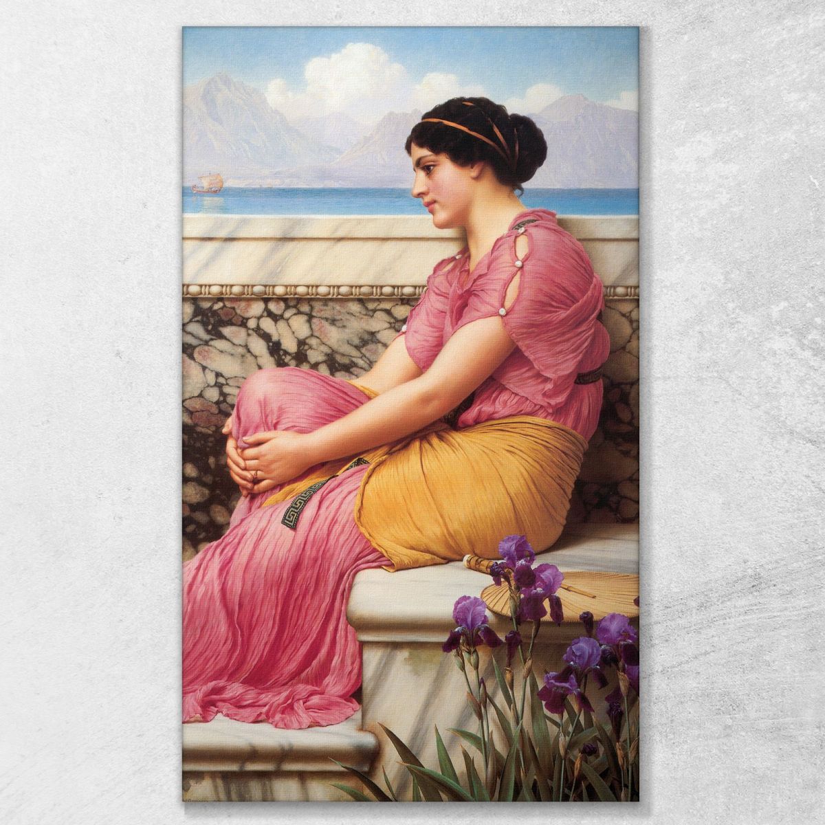 Absence Makes The Heart Grow Fonder John William Godward jwg13 canvas print 