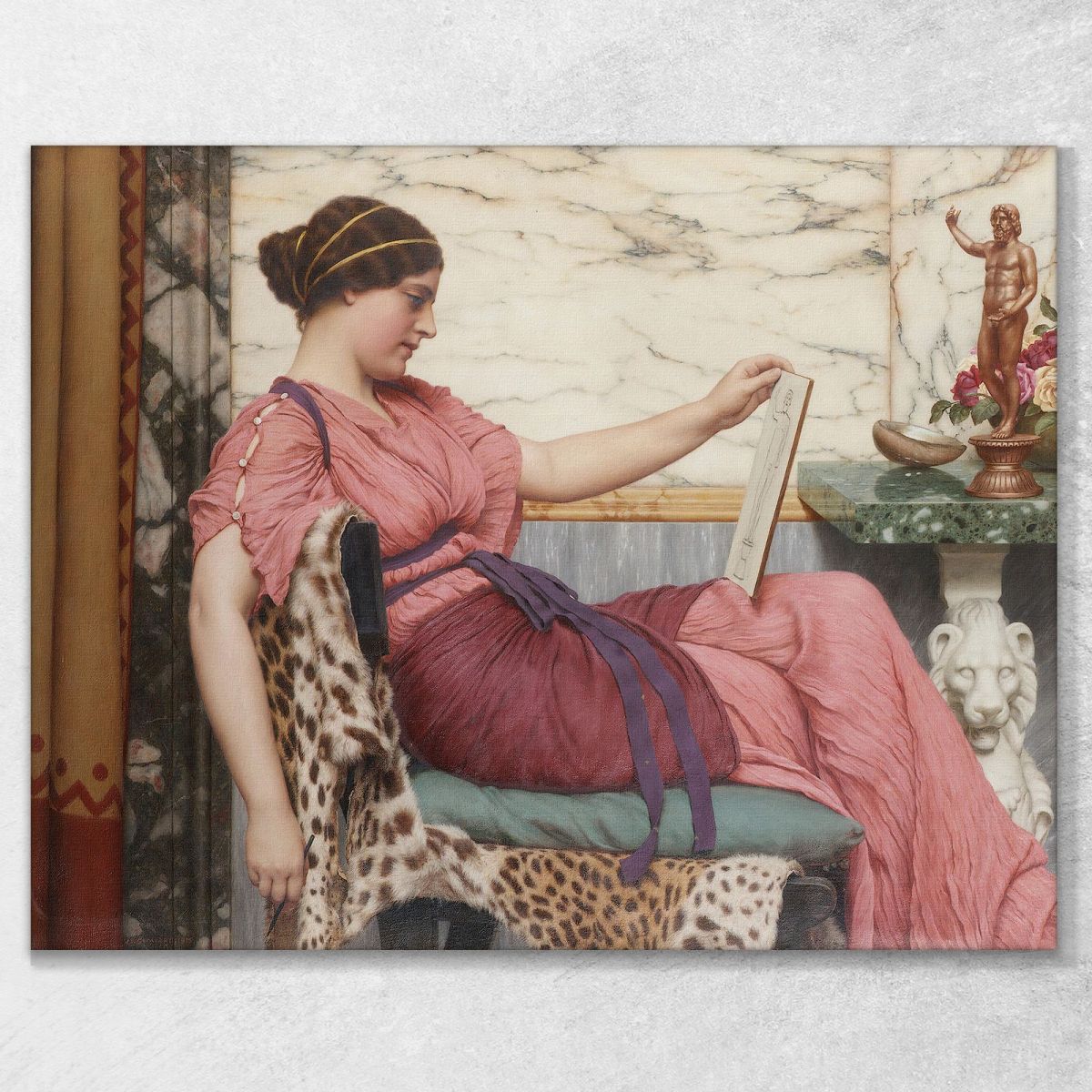 An Amateur John William Godward jwg14 canvas print 