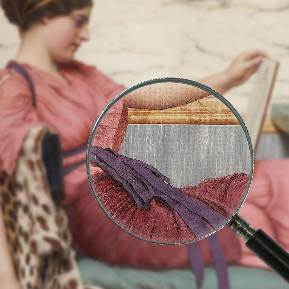 An Amateur John William Godward jwg14 canvas print