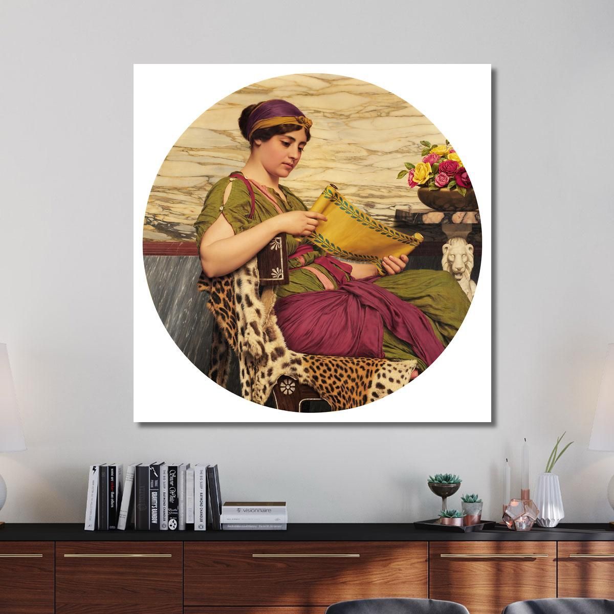 An Edition De Luxe John William Godward jwg16 canvas print 