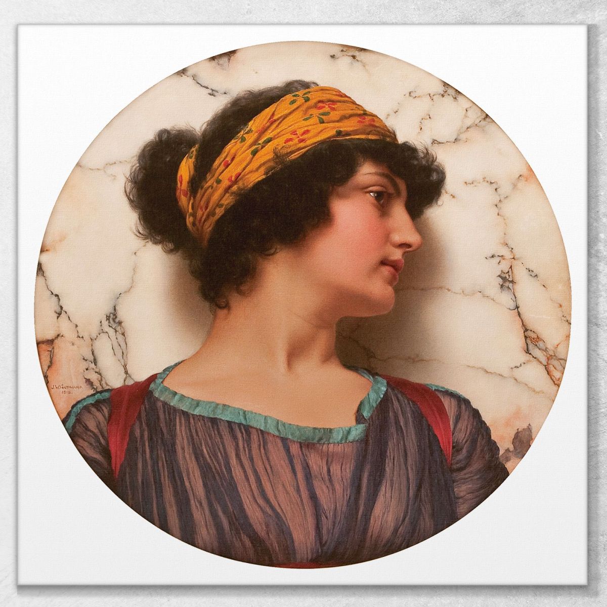 Androclea John William Godward jwg17 canvas print 