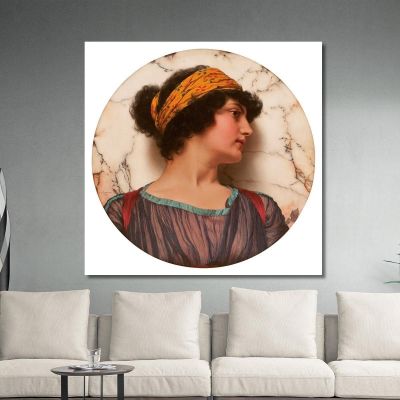 Androclea John William Godward jwg17 canvas print 