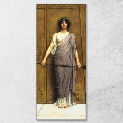 At The Gate Of The Temple John William Godward jwg19 canvas print 