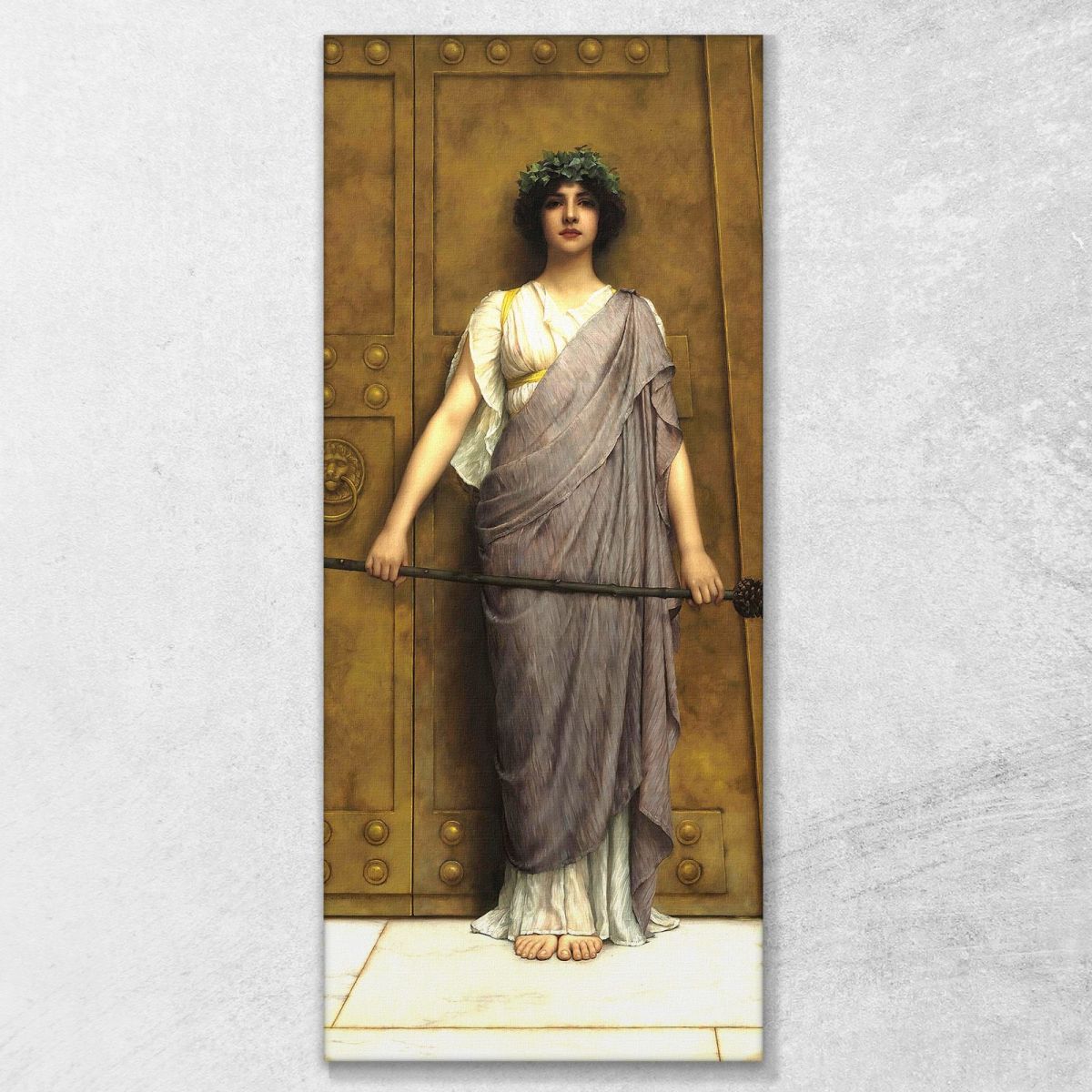 At The Gate Of The Temple John William Godward jwg19 canvas print 