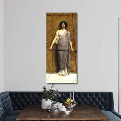 At The Gate Of The Temple John William Godward jwg19 canvas print 