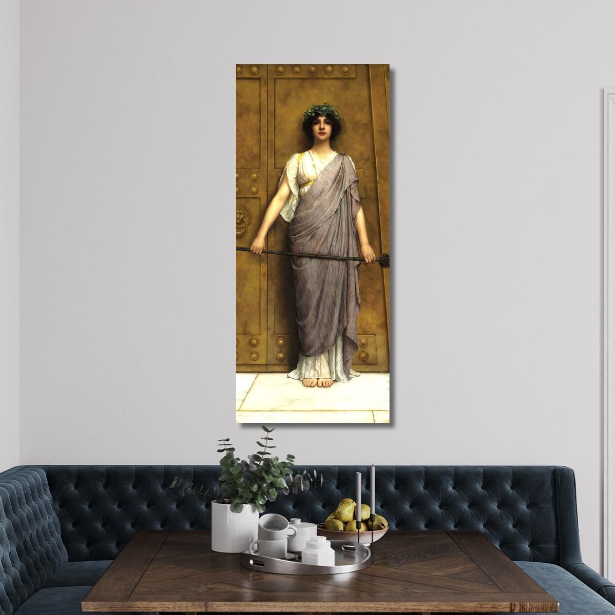 At The Gate Of The Temple John William Godward jwg19 canvas print 