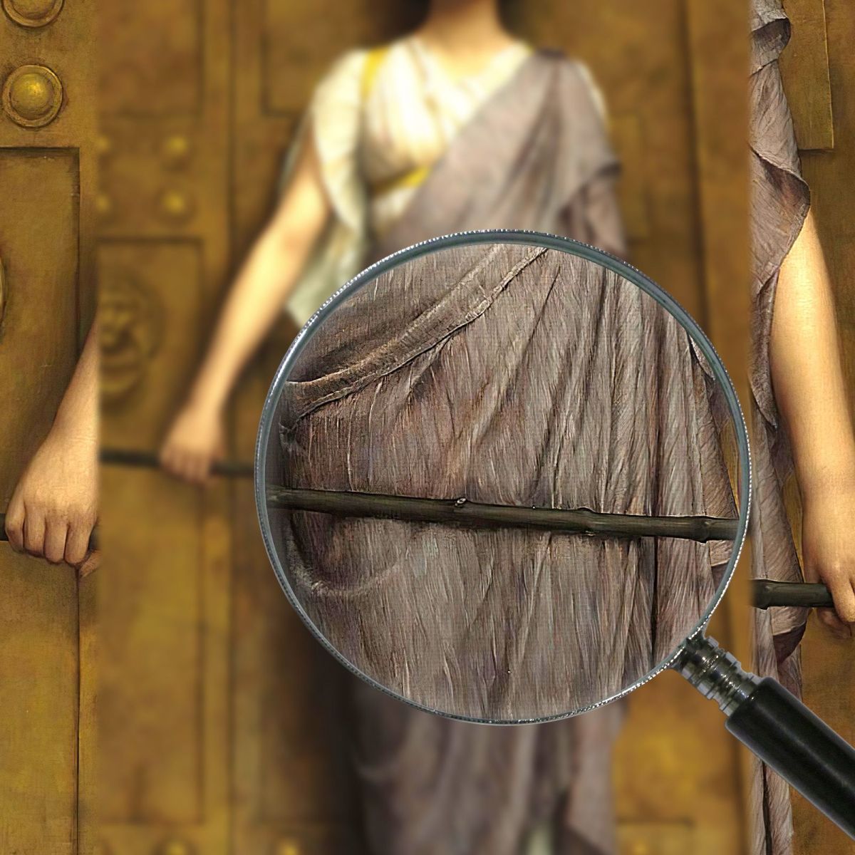 At The Gate Of The Temple John William Godward jwg19 canvas print