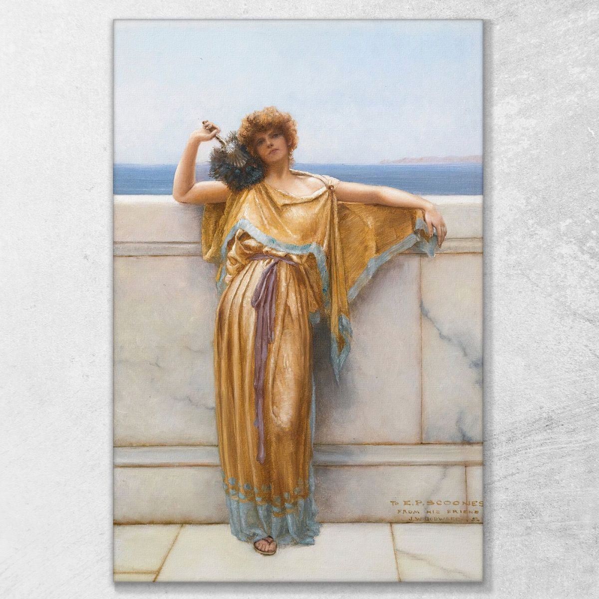 Clymene John William Godward jwg24 canvas print 
