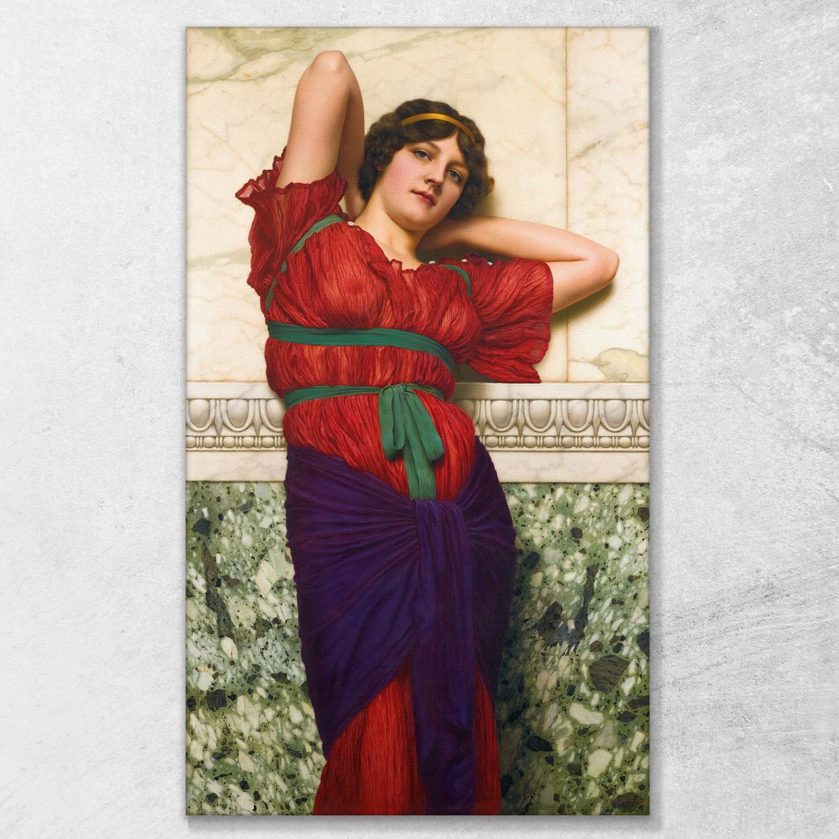 Contemplation 2 John William Godward jwg25 canvas print 