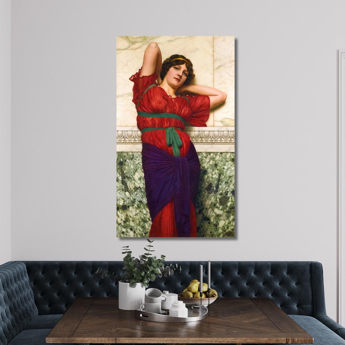 Contemplation 2 John William Godward jwg25 canvas print 