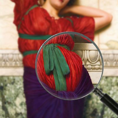 Contemplation 2 John William Godward jwg25 canvas print
