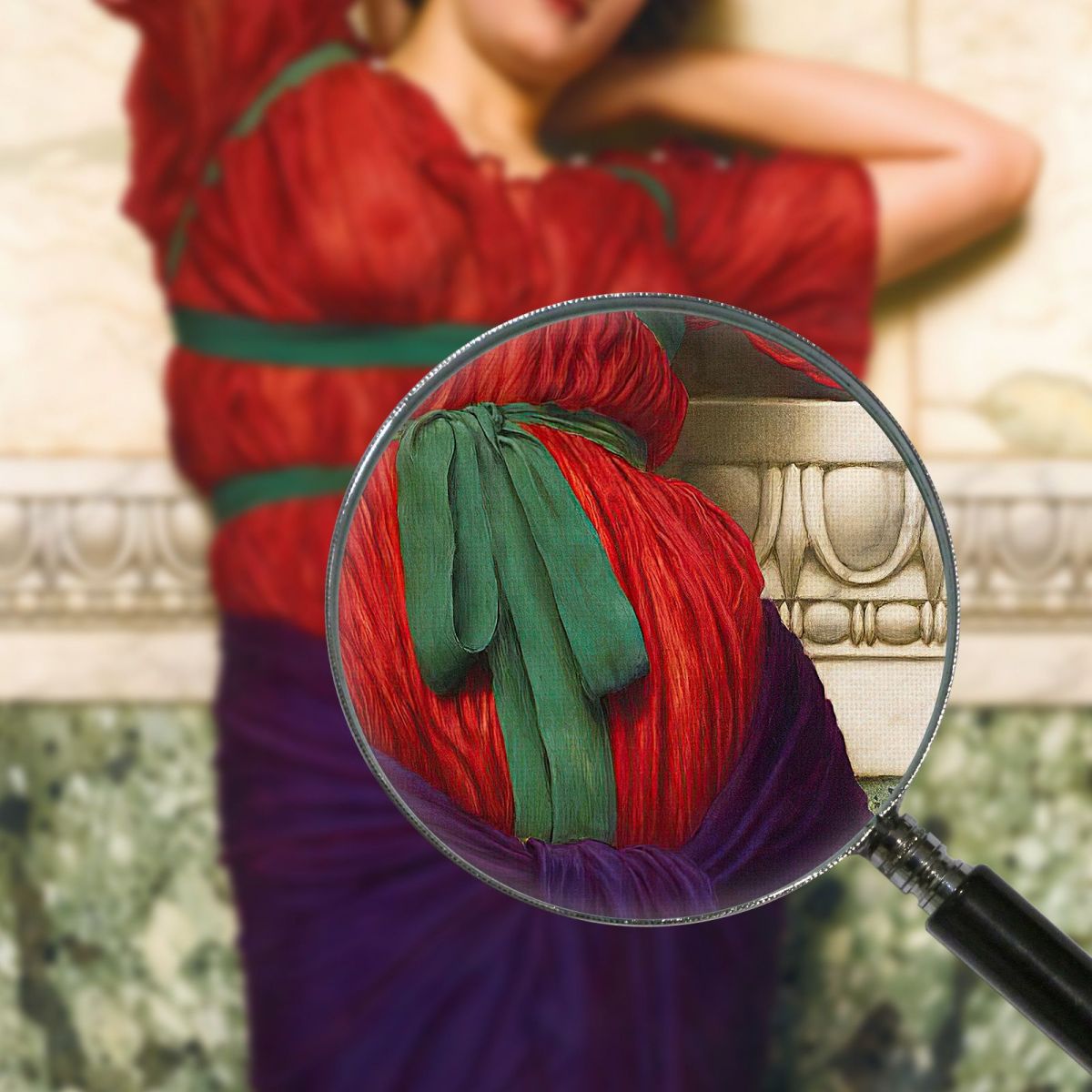 Contemplation 2 John William Godward jwg25 canvas print