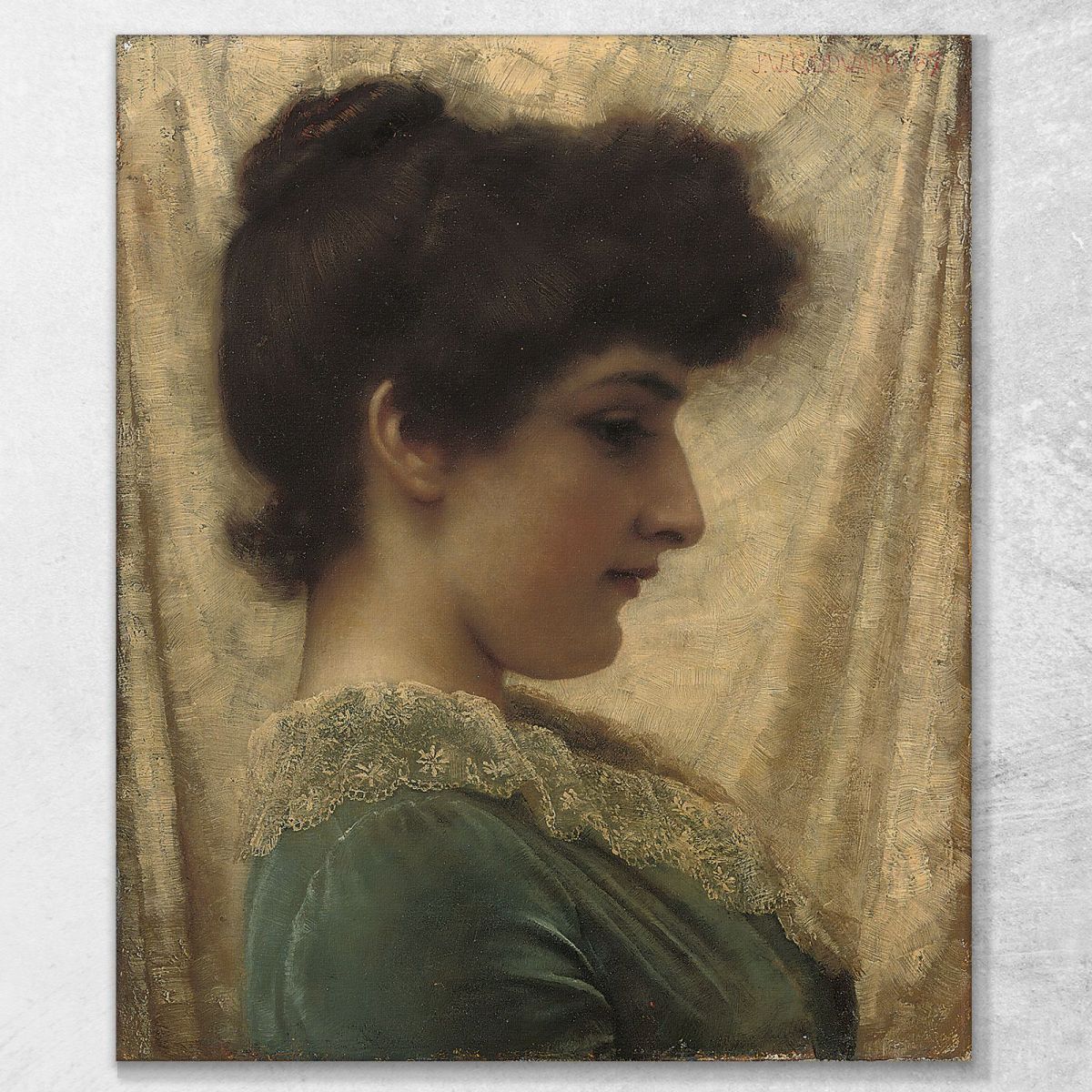 Dora 1887 John William Godward jwg30 canvas print 