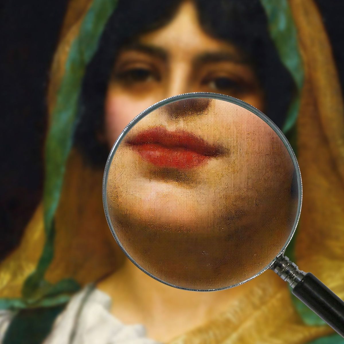 Head Of A Girl Atalanta John William Godward jwg34 canvas print