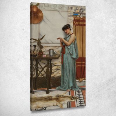His Birthday Gift John William Godward jwg36 canvas print 