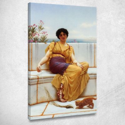 Idleness John William Godward jwg37 canvas print 