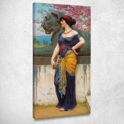 In The Grove Of The Temple Of Isis John William Godward jwg38 canvas print 