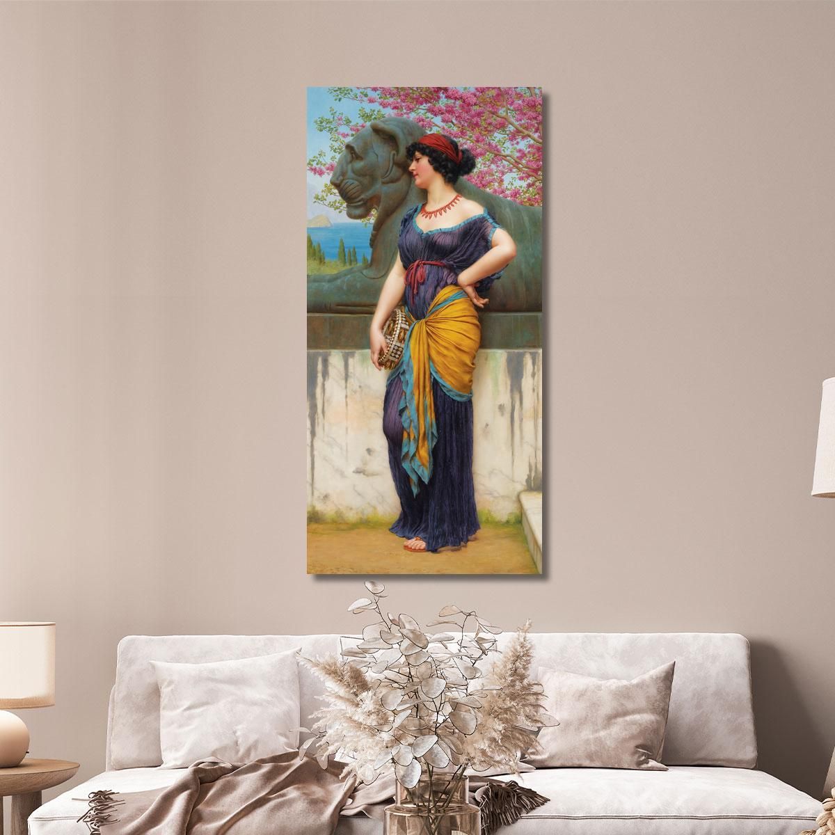 In The Grove Of The Temple Of Isis John William Godward jwg38 canvas print 