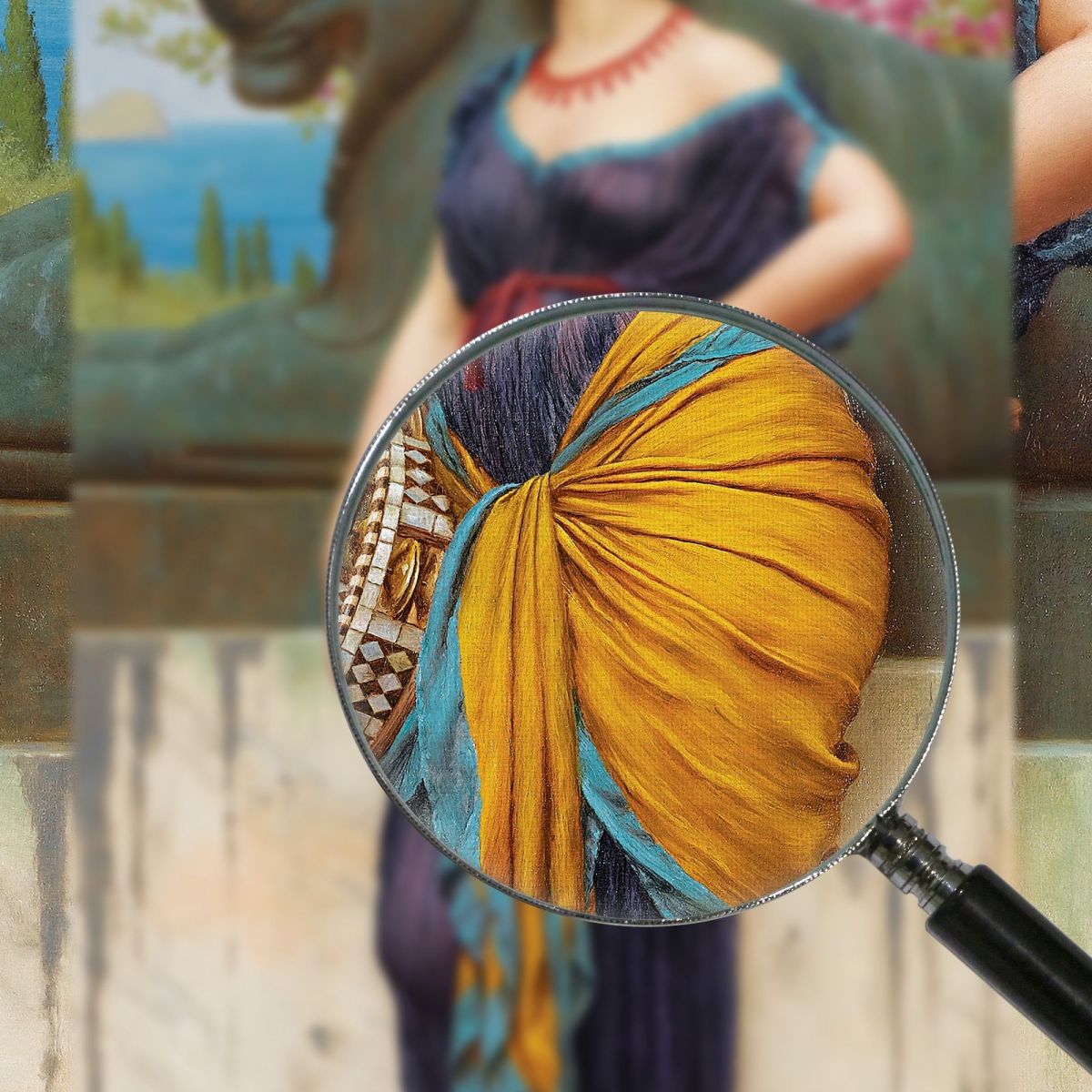 In The Grove Of The Temple Of Isis John William Godward jwg38 canvas print