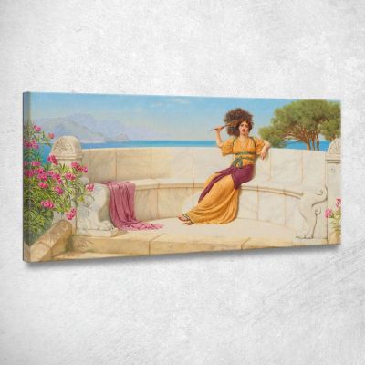 In The Prime Of The Summertime Reverie John William Godward jwg39 canvas print 
