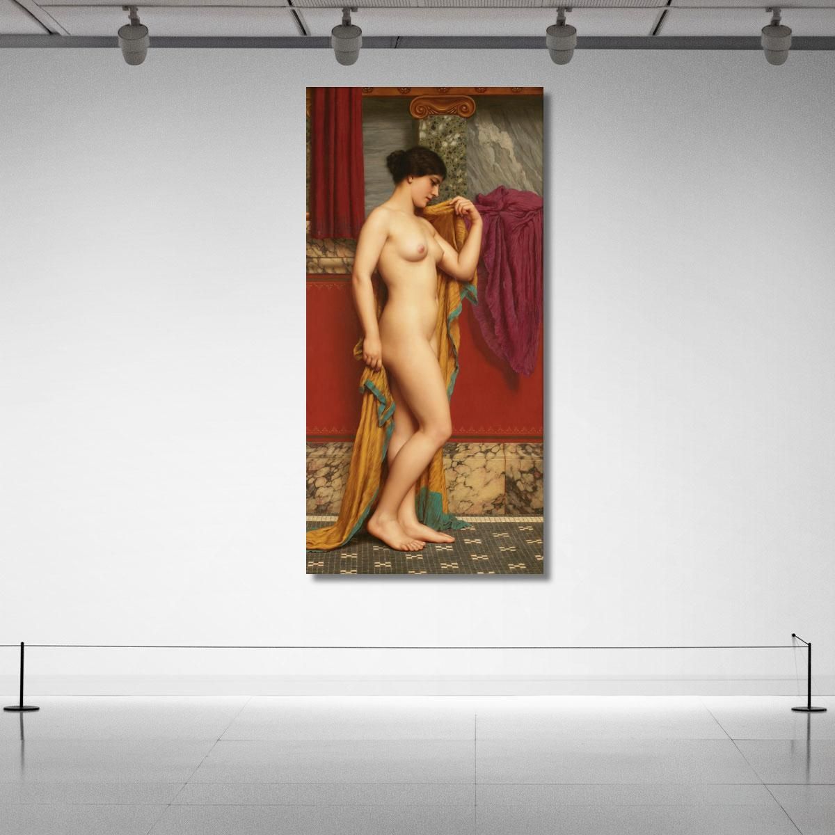 In The Tepidarium John William Godward jwg40 canvas print 
