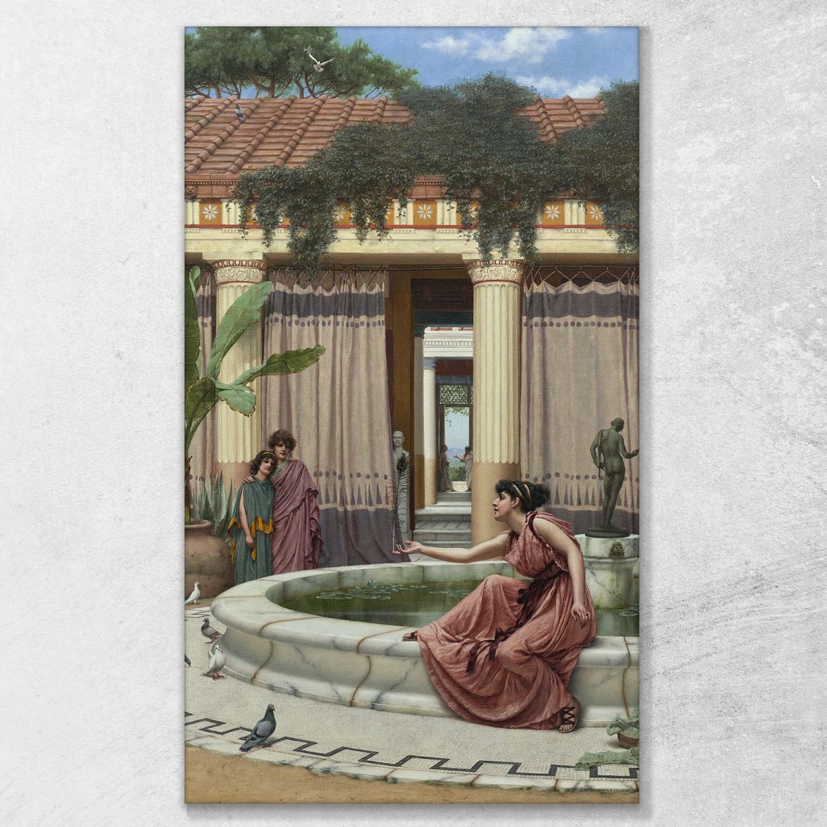 Innocent Amusements John William Godward jwg41 canvas print 