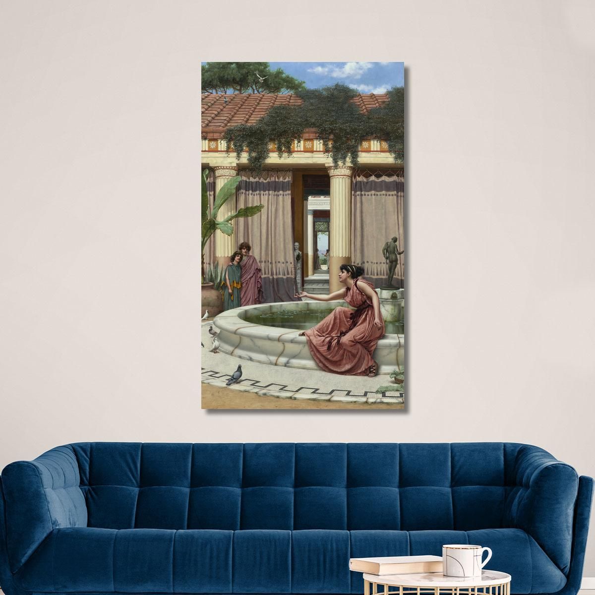 Innocent Amusements John William Godward jwg41 canvas print 