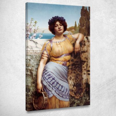 Ionian Dancing Girl John William Godward jwg43 canvas print 