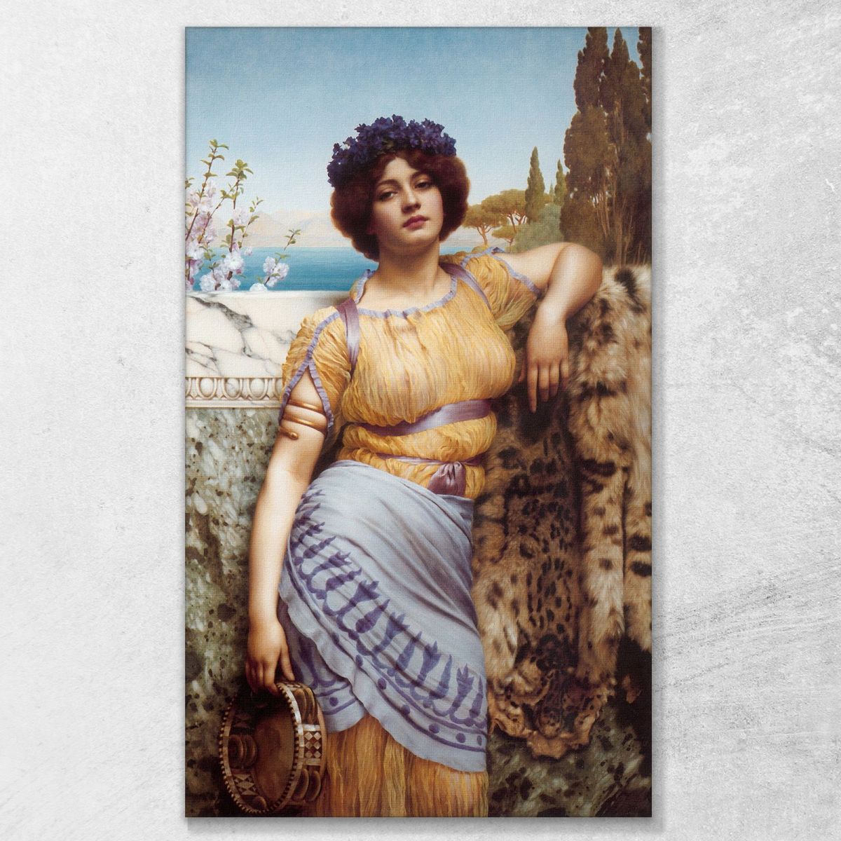 Ionian Dancing Girl John William Godward jwg43 canvas print 