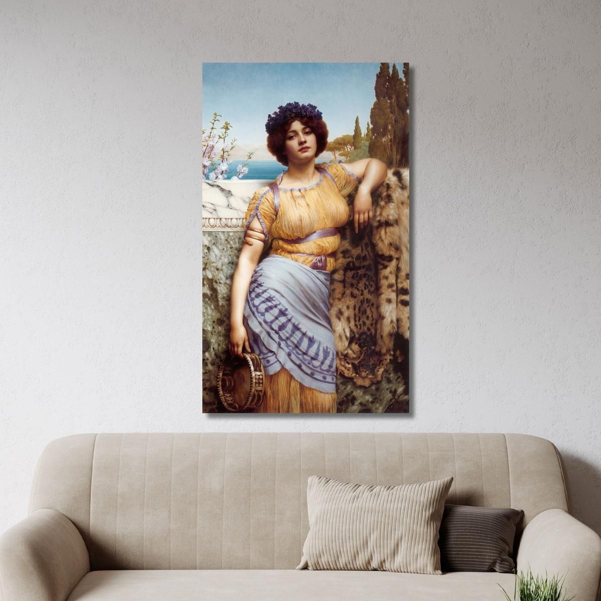 Ionian Dancing Girl John William Godward jwg43 canvas print 