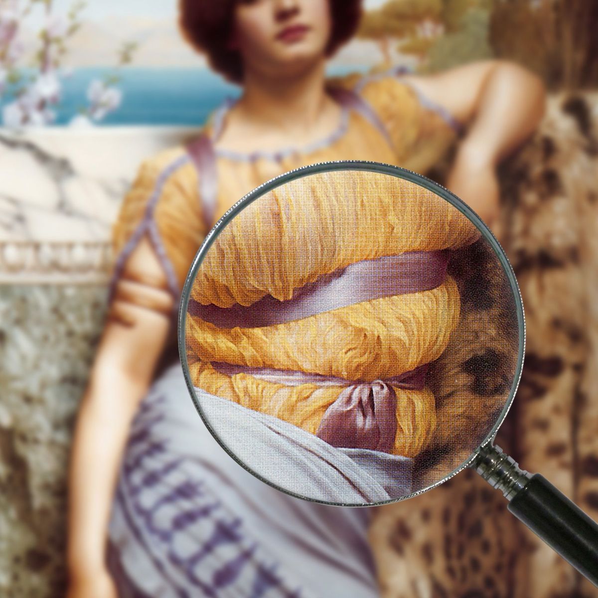 Ionian Dancing Girl John William Godward jwg43 canvas print