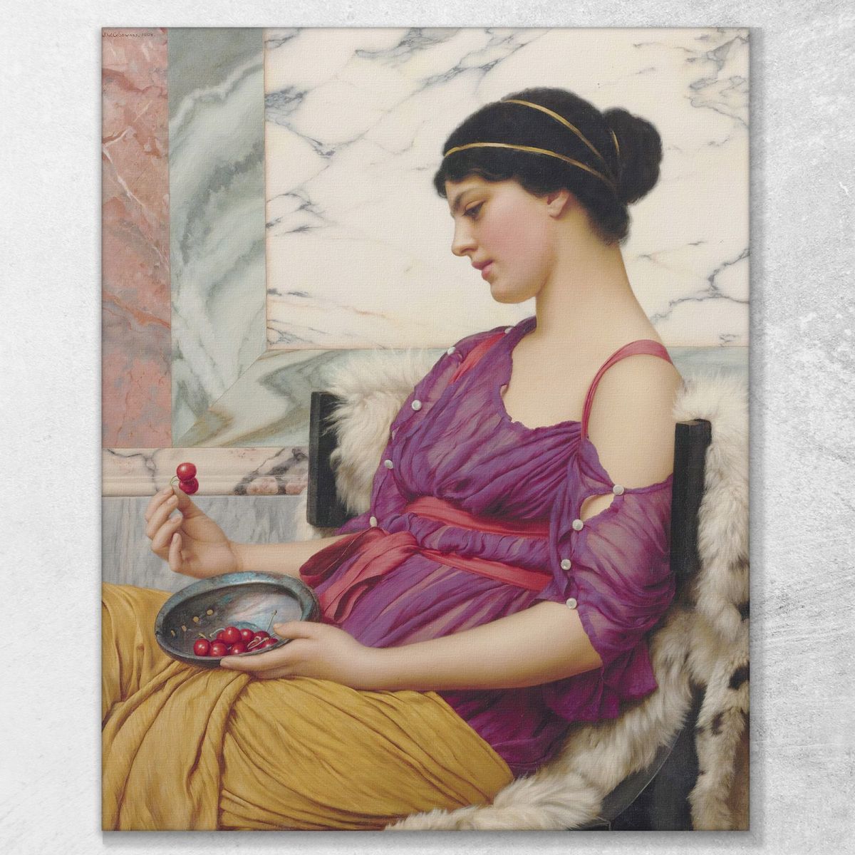Ismenia John William Godward jwg44 canvas print 