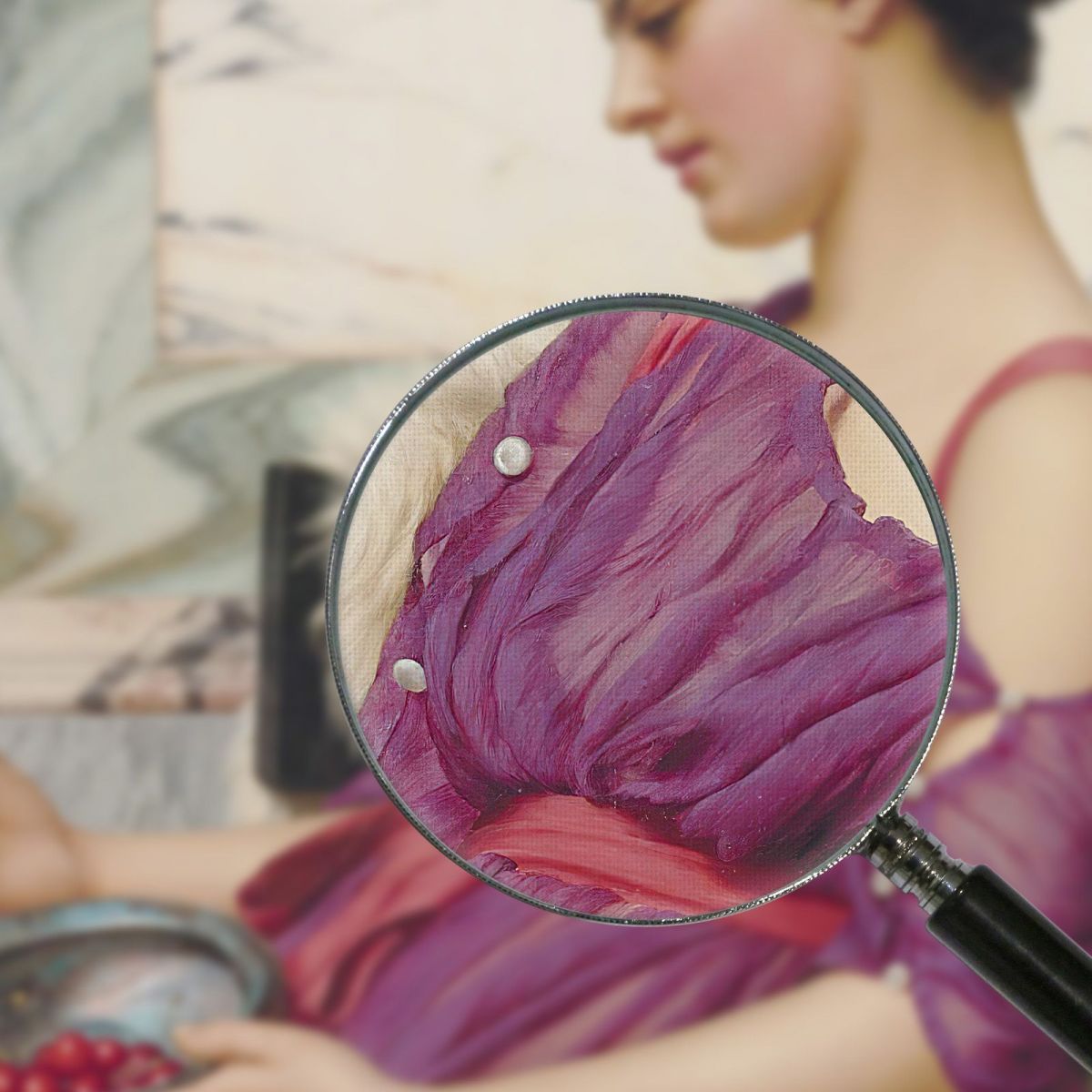 Ismenia John William Godward jwg44 canvas print