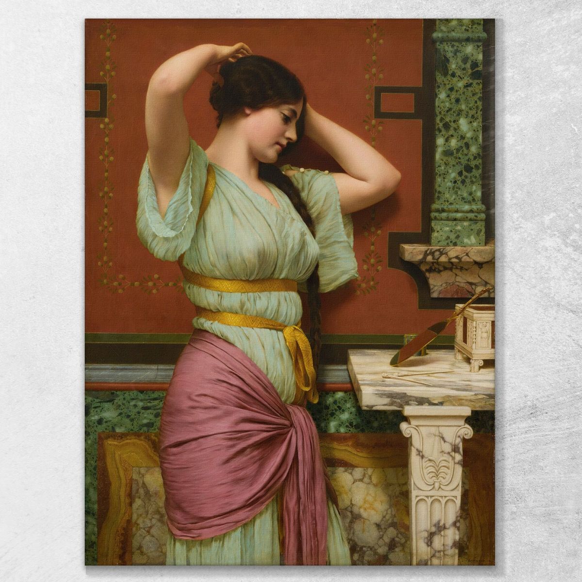 Julia John William Godward jwg45 canvas print 