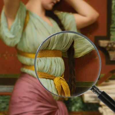 Julia John William Godward jwg45 canvas print