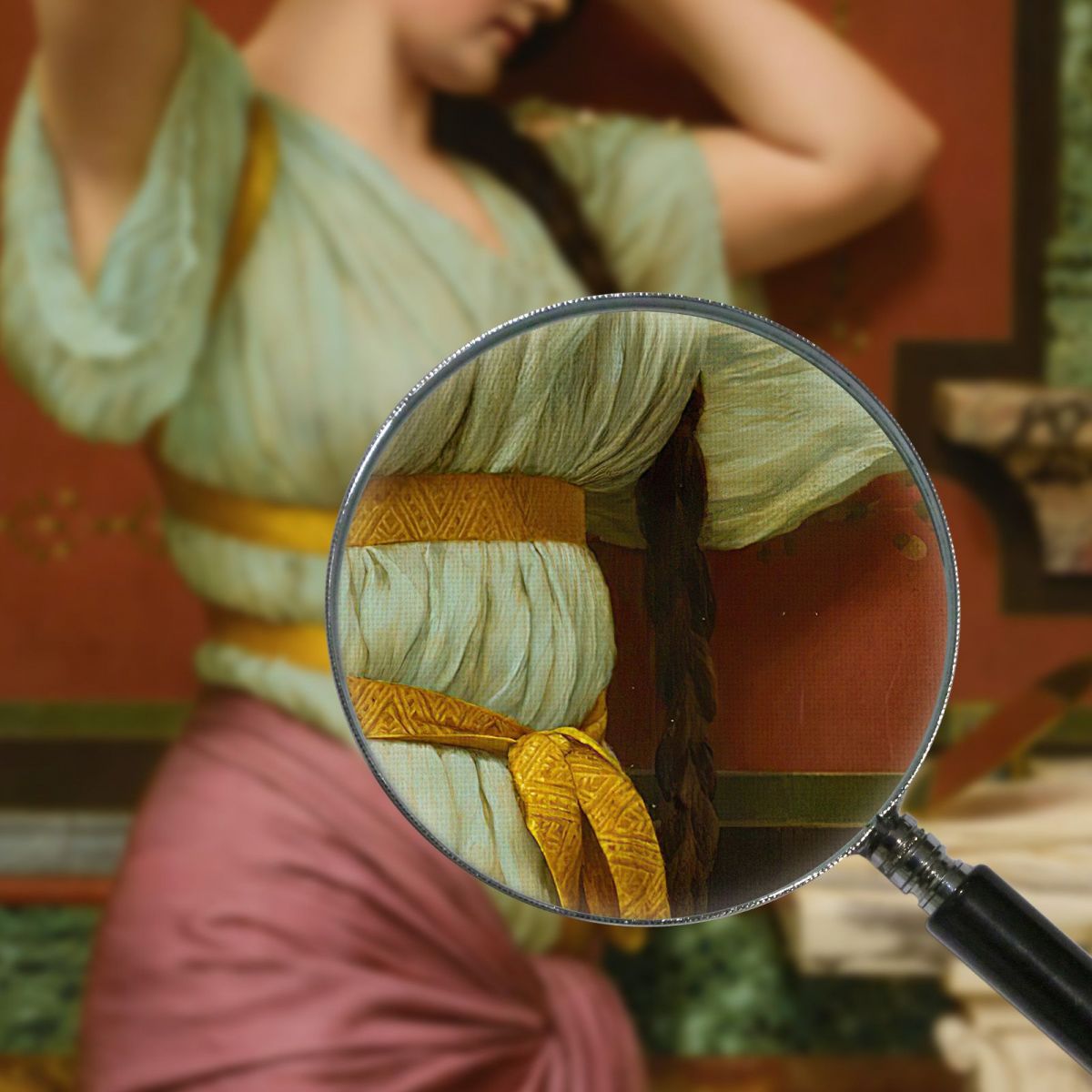Julia John William Godward jwg45 canvas print